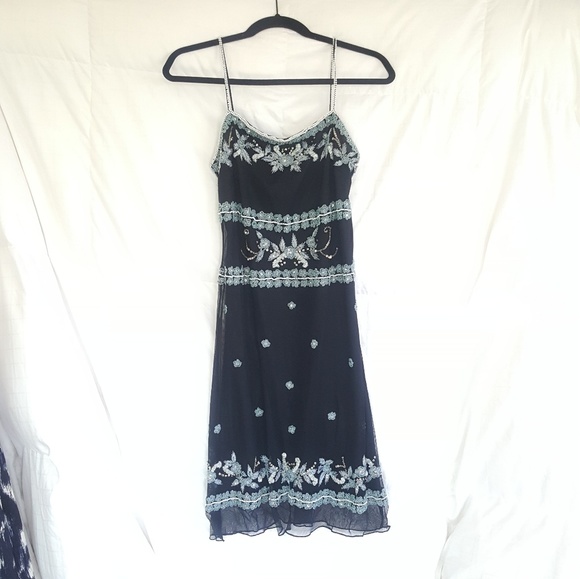 MARINA Dresses & Skirts - Marina beaded dress.  Sz 6